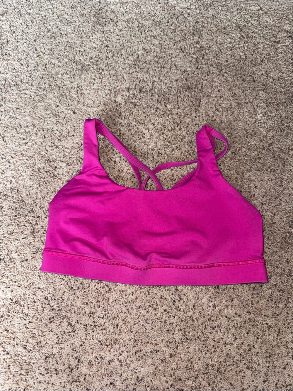lululemon athletica Magenta Strappy Sports Bra